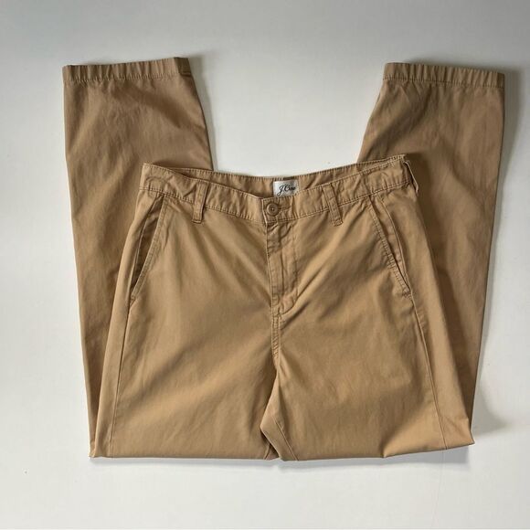 J. Crew Tan Straight Leg Pants - Picture 3 of 10